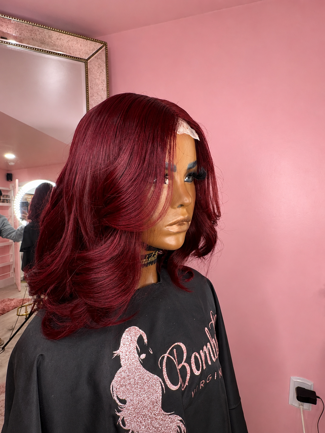 The Burgundy Affair | 14” 4x6 Swiss Lace Ready-to-Wear Wig